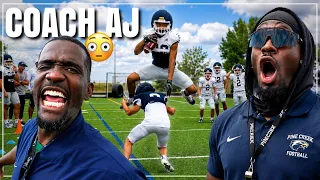 I Took Over A High School Football Team For The Day! (PINE CREEK)