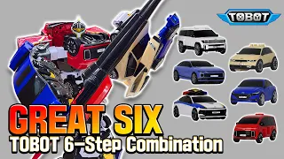 TOBOT GREAT SIX : powerful 6-in-1 Robot Assembly Guide [#TOBOT toy]