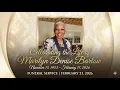 Plinton Curry Funeral Home - Marilyn Denise Barlow