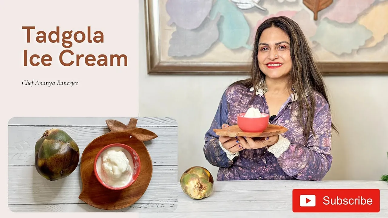 How to make Ice Apple Ice Cream   Creamy and Healthy Tadgola Icecream Recipe Exotic Toddy Palm Fruit