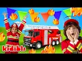 Download Lagu Firefighter Kids Save a Burning Birthday Cake 🚒 Fun Learning Video for Children | Kidibli