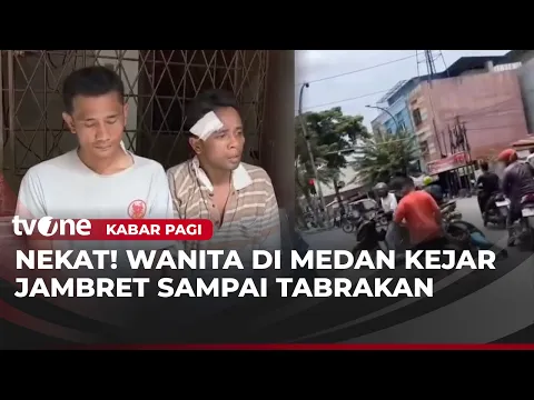 Aksi Berani Korban Jambret di Jalan AR Hakim Medan