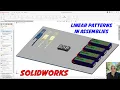 SolidWorks - How to Create Linear Patterns of Components in Assemblies