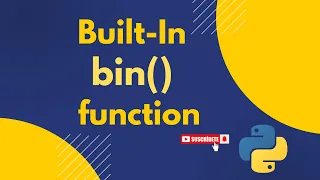 RK bin Built-in function in python
