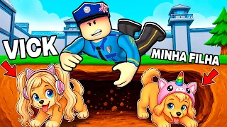 PETS CONTRA POLICIAIS! ESCAPAMOS DA PRISÃO E ROUBAMOS NA CIDADE!! ROBLOX