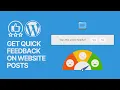 How to Get Quick Feedback on Your Blog Articles in WordPress Was This Helpful Content Rate Guide