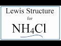 NH4Cl Lewis Dot Structure Ammonium Chloride
