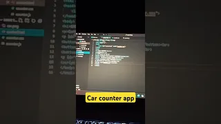 Car counter app made with html CSS js