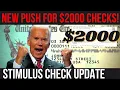 NEW 2000 STIMULUS CHECK PUSH 2023 New Stimulus Bernie Gas Prices Stimulus Check Update