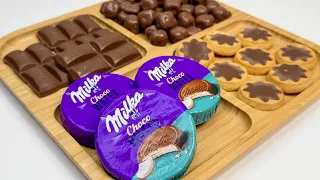 ASMR Sweets | Filling Platter Milka Sweets