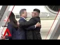 Download Lagu Kim Jong Un welcomes South Korea's Moon Jae-in in Pyongyang