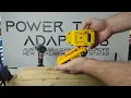 Battery adapter compatible with DeWalt Porter Cable - Battery Adapter Demo
