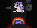 Unicorn and Rainbow Perler Beads