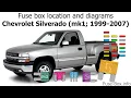 Fuse box location and diagrams Chevrolet Silverado mk1 1999-2007