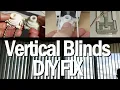 DIY Fix Vertical Blinds Track Blade Pulley Vertical Blind Control