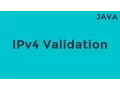 Java - IPv4 Validation