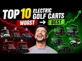 Top 10 Electric Golf Cart Brands Ranked Best To Worst 2026