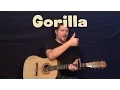 Download Lagu Gorilla Bruno Mars Guitar Lesson Strum Chords How to Play Tutorial