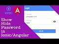 Show Hide Password in
