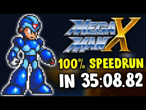 NEW Mega Man X 100% PB In 35:08.82 by CalebHart42