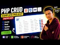 PHP CRUD Complete Project Step-by-Step Tutorial Beginner to Advanced