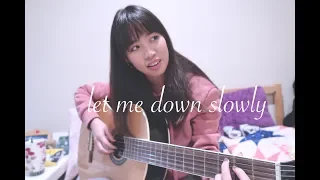 Download Let Me Down Slowly - Alec Benjamin (acoustic guitar cover) Angel Chi MP3