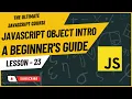 JavaScript Object Introduction JavaScript Tutorial