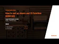 Autonics Tutorial How to set up Alarm and DI function KRN100