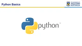 UWA CSSE Core Python Programming - Python Basics