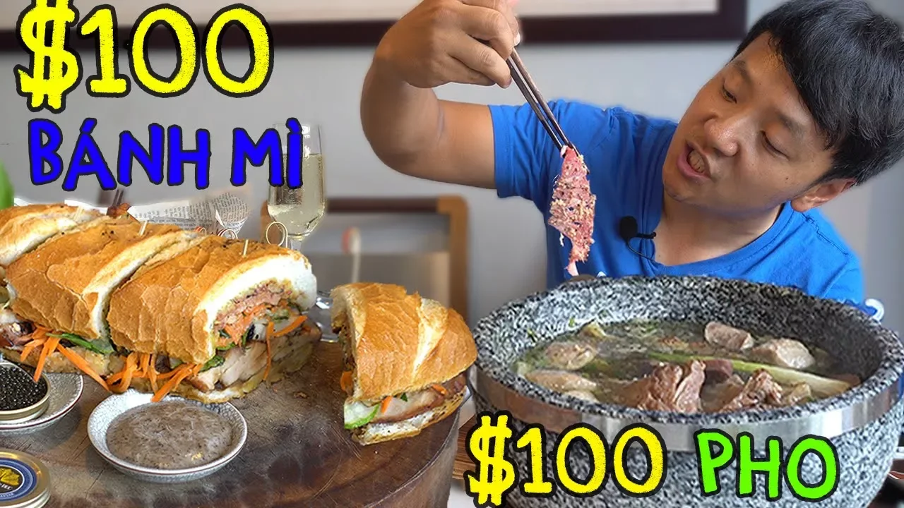 $100 DOLLAR Pho & $100 Bánh mì in Saigon Vietnam