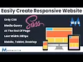 How To Easily Create Responsive Website Urdu Hindi