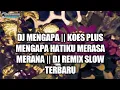 Download Lagu DJ MENGAPA || KOES PLUS MENGAPA HATIKU MERASA MERANA || DJ REMIX SLOW TERBARU
