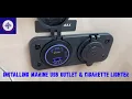 Installing Marine USB Outlet Cigarette Lighter