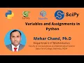 Lecture - 14 Variable and Assignment in Python