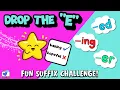 Drop the E Spelling Game Fun Interactive Challenge to Review Suffix Rules UFLI Lesson 109