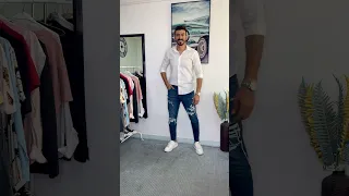 استايلات مع قميص ابيض رايكم يهمني آكثر أستايل عجبكم Fashionstyle Menfashion Style 
