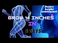 Grow 4 inches taller in 9 days Grow taller Subliminal 432 hz frequency rain sound Raikov Effect