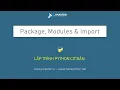 Python 15 - Modules Package va Import