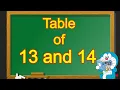 Table of 13 and 14 Table of 13 Table of 14 13 and 14 table 13 aur 14 ka table 13 14 Pahada