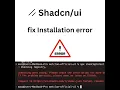 How To Fix Installation Error