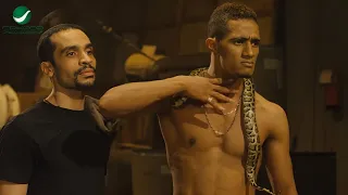 عبده موته عم اي ارض يقف عليها شوف محمد رمضان عمل ايه في مختار العو و رجالته 