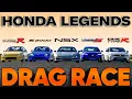 2024 Integra Type S vs Civic Type R Acura NSX Honda S2K ITR Cammisa Ultimate Drag Race Replay