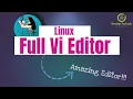 vi Editor In Linux Vi editor In Linux tutorial