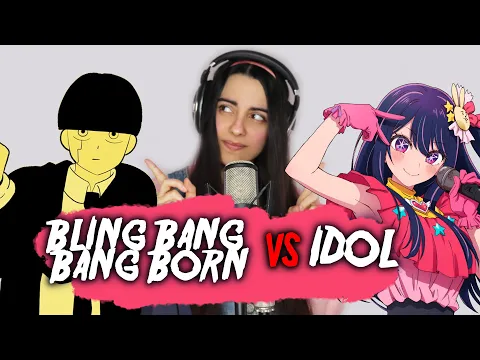 Download MP3 IDOL x Bling Bang Bang Born - Oshi no Ko, Mashle (Mashup Cover)