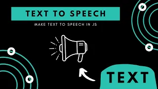 Make a text to speech in javascript text to speech API javascript HA Codes