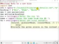 004 Write one row to a CSV File