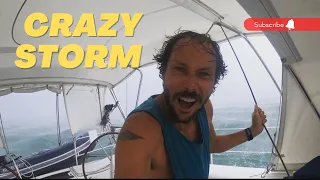 45 KNOT STORM + BIG WAVES 😬💨⛵️ Chesapeake Bay Lands First Punch | Sailing Zephyr – Ep. 146