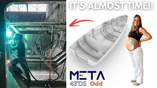 ⛵️Building our new 43ft Aluminum Exploration Sailboat!! Ep.347