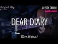 Lagu WORO WIDOWATI - DEAR DIARY ( KARAOKE GITAR AKUSTIK ) // LIRIK DAN CHORD