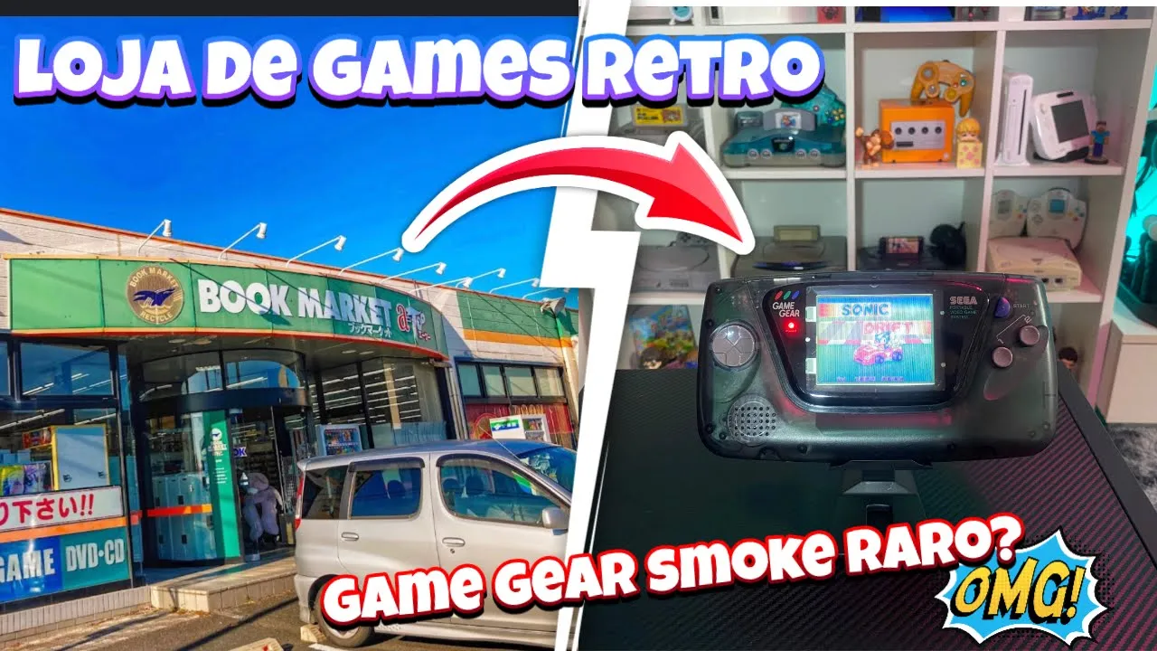 CAÇADA GAMER INSANA NO JAPÃO GAME GEAR SMOKE EDIÇÃO LIMITADA